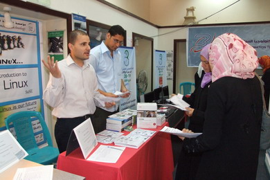 Forty Creative Projects Prepared by IUG Students in a Technology Engineering Meeting